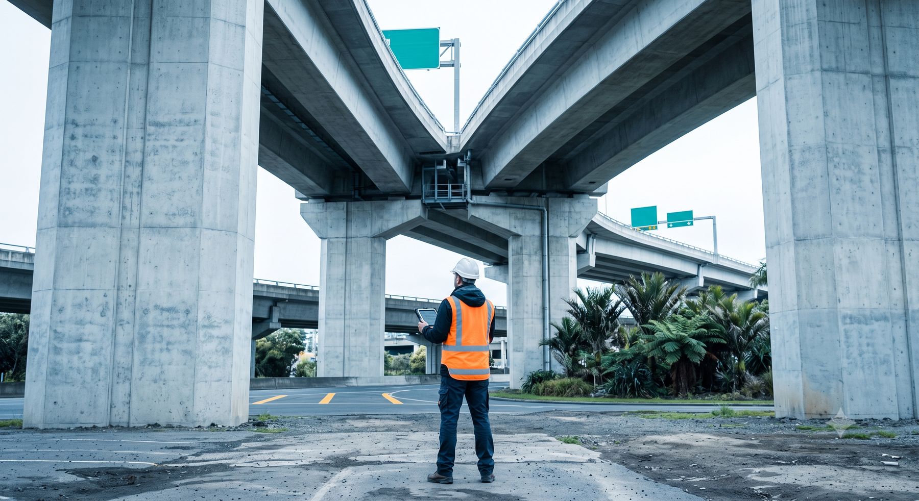 Inspeção de infraestrutura rodoviária